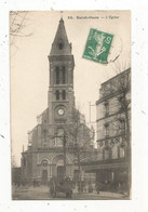 Cp,  93 , SAINT OUEN , L'église , Voyagée 1916 - Saint Ouen