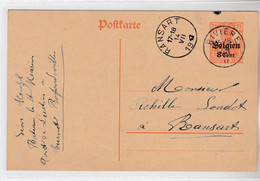 Carte Timbre Entier 1917 - [OC1/25] Gouv. Gén.