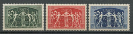 FRANCE 1949 N° 850/852 ** Neufs MNH Superbes C 2.60  UPU Union Postale Postes Post Office - Neufs