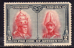 SPAIN ESPAÑA SPAGNA 1928 PRO CATACOMBS OF SAN DÁMASO TOLEDO POPE PIUS XI KING ALFONSO XIII PRO FIDE ET ARTIBUS 2c MNH - Nuevos