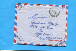 Guerre D'indochine-lettre  Cad 1953 Poste Aux  Armées SP82508 écrit Au Dos - Vietnamkrieg/Indochinakrieg