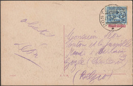 Vatican 1929 Y&T 29, Michel 4 Sur Carte Postale Tarif Réduit Pour L'étranger. Armoiries Pontificales 25 C - Lettres & Documents