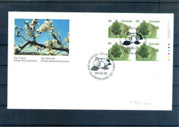 Canada. Enveloppe Fdc. Arbres. Le Pommier Fameuse. 25/02/1994 - 1991-2000