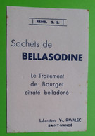 Buvard 1081 - Laboratoire - ERANOL - Etat D'usage: Voir Photos - 8 X 12 Cm Environ - Années 1950 - Produits Pharmaceutiques