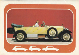 Petit Calendrier ( 1977 ) Automobile Rolls Royce Phantom 1928 ( AGF Fécamp ) - Small : 1971-80