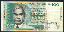 MAURITIUS  P44 100 RUPEES 1998  #BG Signature 6 VF - Mauritius