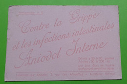 Buvard 1097 - Laboratoire - ANIODOT INTERNE - Etat D'usage: Voir Photos - 14.5 X 9 Cm Environ - Années 1950 - Produits Pharmaceutiques