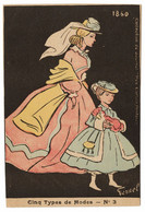 FERNEL - 1860 - Cinq Types De Mode - No. 3 - Fernel