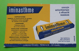 Buvard 566 - Laboratoire Servier - IMINASTHME - Etat D'usage: Voir Photos - 16 X 10 Cm Environ - Années 1960 - Produits Pharmaceutiques