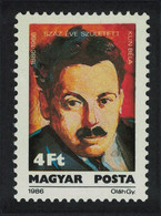 Hungary Birth Centenary Of Bela Kun Communist Party Leader 1986 MNH SG#3686 - Unused Stamps