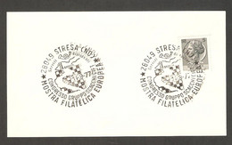 Italy 1977 Stresa - Chess Cancel On Card - Echecs