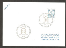 Italy 1990 Misterbianco - Chess Cancel On Card - Echecs