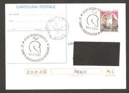 Italy 1991 Reggio Emilia - Chess Cancel On Postcard, Traveled - Echecs