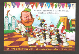 Italy 2011 Vimercate - Chess Commemorative Postcard - Echecs