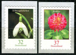 BRD - Mi 3662 / 3663 Gestanzt ✶✶ # - 32-37c Blumen Schneeglöckchen Rotklee ,  Ausg.: 03.01.2022 - Unused Stamps