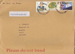 Great Britain NORWICH Norfolk 2004 Cover Brief RØNNE Bornholm Denmark Lord Tedder Typhoon Linnean Society Europa CEPT - Covers & Documents