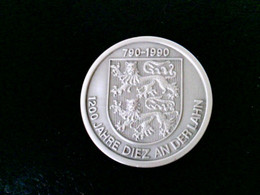 Medaille: 1200 Jahre Diez An Der Lahn, 790 - 1990 - Numismatica