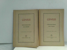 2 Bücher Im Paket/Konvolut: Genius Rheinische Bilder Und Studien Band 1 Heft 1 & 2 - Deutschland Gesamt