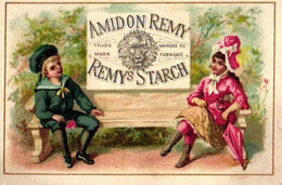 2 Calendriers 1891 Amidon  Remy Starch De LOUVAIN Chromos Stijfsel Strijken , Litho Reclame Reklame ,  Mooie Staat - Formato Piccolo : ...-1900