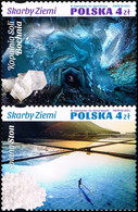 Poland 2021 Fi 5187-86B Mi 5337-36A Skarby Ziemi - Unused Stamps