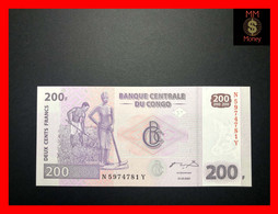 CONGO Democratic Republic  200 Francs  31.7.2007  P. 99   "printer G & D"    UNC - Democratic Republic Of The Congo & Zaire