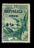 ! ! Tete - 1913 Vasco Gama On Timor 2 1/2 C - Af. 20 - MH - Tete