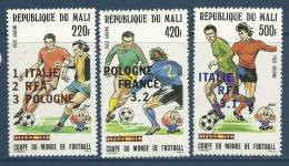 Mali Aerien YT 454 à 456 PA " Coupe Du Monde De Foot " 1982 Neuf** - Mali (1959-...)