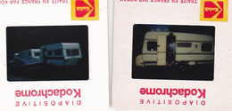 ¤¤   -  Lot De 4 Diapositives  -  CARAVANES En 1977 - Voir Description   -   ¤¤ - Autres & Non Classés