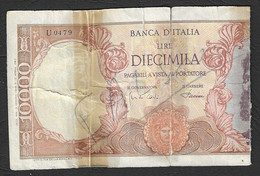 Italia - Banconota Circolata Da 10.000 Lire "Buonarroti" Falso D'epoca Circolato P-97d - 1968 - [ 8] Specimen