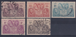 Belgisch Congo  YT° 185-191 - 1923-44: Gebraucht
