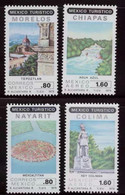 Mexico 1979 Tourism Holiday Geography Places Achitecture Monuments Building Sculpture Art Stamps MNH - Géographie