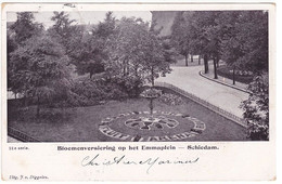 Delcampe - Schiedam Emmaplein Bloemenversiering OB1405 - Schiedam