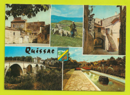 30 QUISSAC En 5 Vues De 1988 Les Cévennes Touristiques Pont Moutons Berger Ruelle Ancienne - Quissac