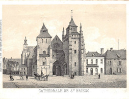 ¤¤  -  SAINT-BRIEUC     -  Gravure De La Cathédrale      -  Voir Description  -  ¤¤ - Saint-Brieuc