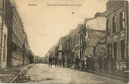 CPA-HERVE " Rue De La Station Et La Gare " - Herve