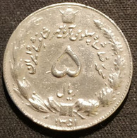 IRAN - 5 RIALS 1972 ( 1351 ) - Muhammad Reza Pahlavi - KM 1176 - Iran