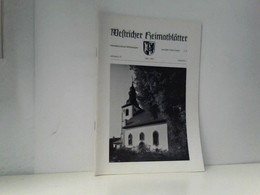 Westricher Heimatblätter Nummer 1 März 1991 - Alemania Todos