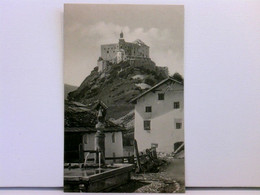 AK Schloss Tarasp Mit Brunnen Im Vordergrund - Tarasp