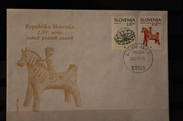 Slowenien 1994; Miniaturen , FDC, MiNr 89-90 - Cartas & Documentos