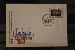 Slowenien 1994; 850 Jahre Laibach , FDC, MiNr 79 - Cartas & Documentos