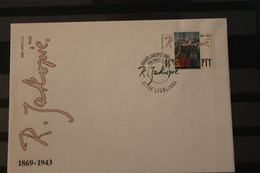 Slowenien 1993; R. Jakopic, FDC, MiNr 37 - Cartas & Documentos