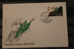 Slowenien 1993; P. Voranc FDC, MiNr 36 - Cartas & Documentos
