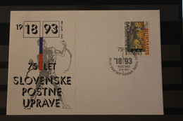 Slowenien 1993; General Post Office FDC, MiNr 45 - Storia Postale