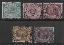 SAINT MARIN - Lot De 5 Timbres - Used Stamps
