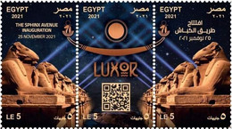 Egypt - 2021 - NEW - ( The Sphinx Avenue Inauguration - LUXOR ) - MNH** - Nuevos