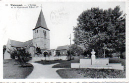 WATERMAEL  L'EGLISE ET LE MONUMENT ALBERT 1er - Watermaal-Bosvoorde - Watermael-Boitsfort