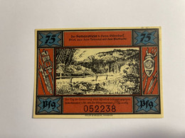 Allemagne Notgel Hess Oldendorf 75 Pfennig - Collections