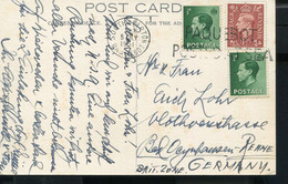 ENGLAND 1951 SEE POST PAQUEBOT TO GERMANY BAD OEYNHAUSEN BRIT ZONE - Sonstige & Ohne Zuordnung