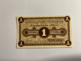 Allemagne Notgel Hess Merseburg 1 Pfennig - Collections