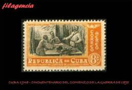 CUBA MINT. 1948-02 CINCUENTENARIO DEL INICIO DE LA GUERRA DE INDEPENDENCIA - Nuovi